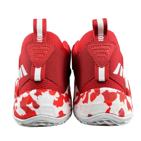 Adidas Men\'s D.O.N. Issue #3 Red White Basketball Shoes H67717 Size 13.5 main image 6